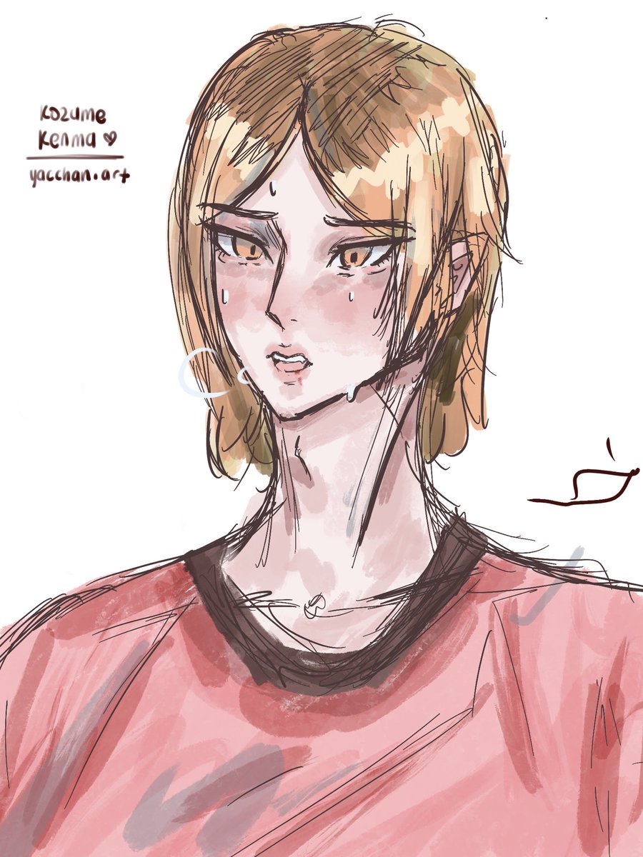 So yeah. This is my latest drawing that only getting messier huhuhu
Messy art style, lazy art style.

#sketch #kenma #kozumekenma #kozume #haikyuu #haikyuufanart #fanart #anime #animefanart #procreate #digitalart #messydrawing #moots #artmoots