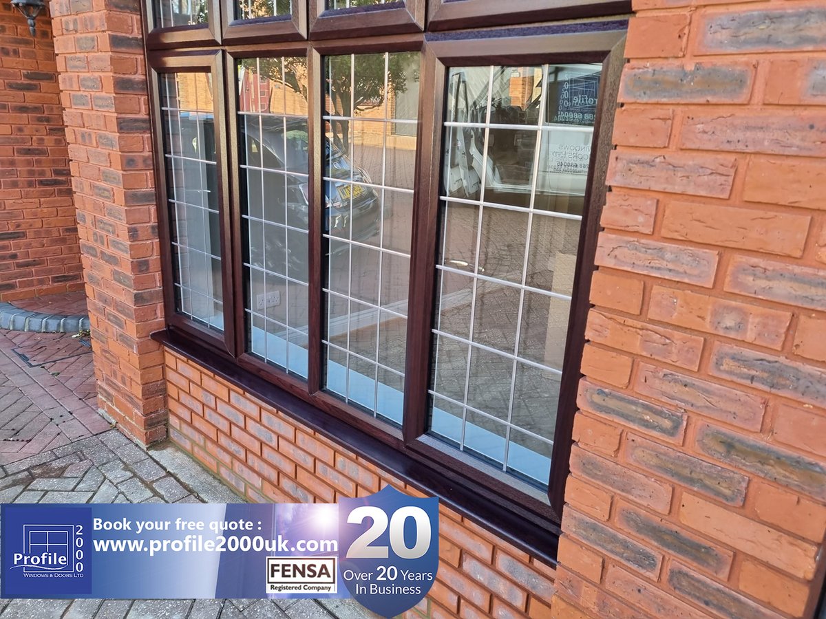 Rosewood casement windows with square lead lights fitted recently.

Free quote at : profile2000uk.com

 ✅Over 20 Years In Business 
 ✅⭐⭐⭐⭐⭐TrustaTrader-Google-FB
 ✅Stay safe folks🙏❤