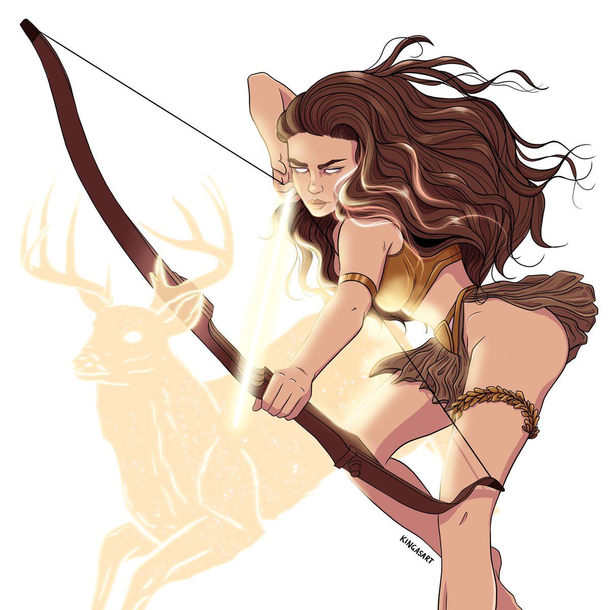 kingasart's tweet photo. Artemis 🦌
#kingasart #art #illustration https://t.co/I99v82kmaJ