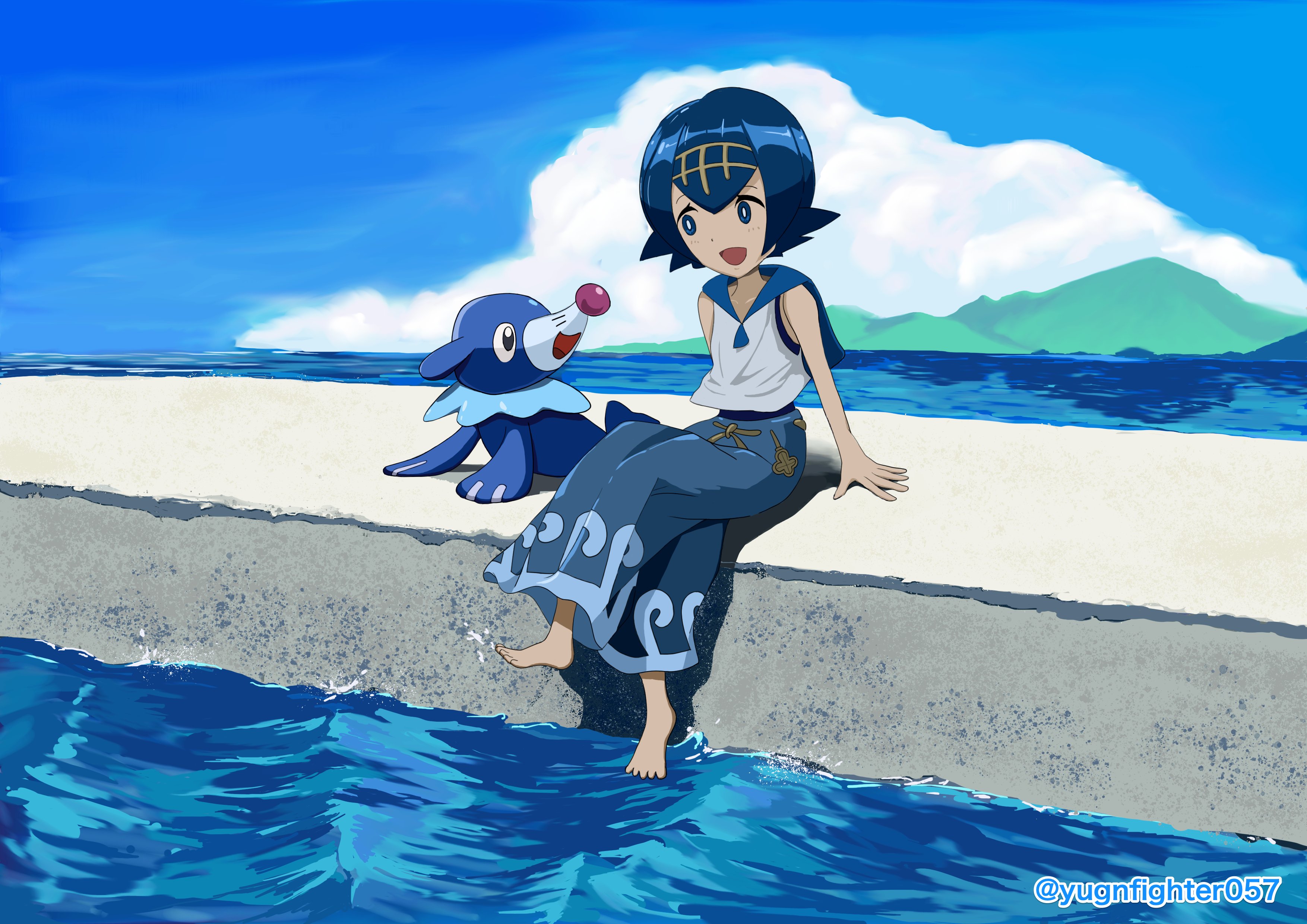 ナチュラルサイコパス めっちゃ季節外れだけど スイレン アシマリ描いて楽しかった スイレン ポケモン サンムーン T Co At6g1f0grt Twitter