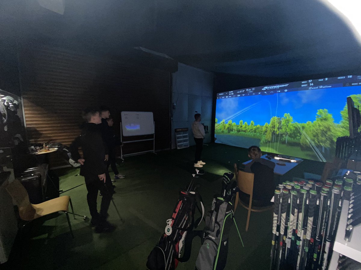 petermyers's tweet photo. Great to see local youngsters enjoying the Golf Studio at Dunes today 😃 Nearest the pin competition here on the 17th at Quail Hollow. Not sure who won? ⛳️

#fraserburgh #golf @foresighteurope #gcquad #fsx2020 #golfaddict #lovegolf #scottishgolf #wintergolf #welovegolf https://t.co/Vs4yQZ4HYI