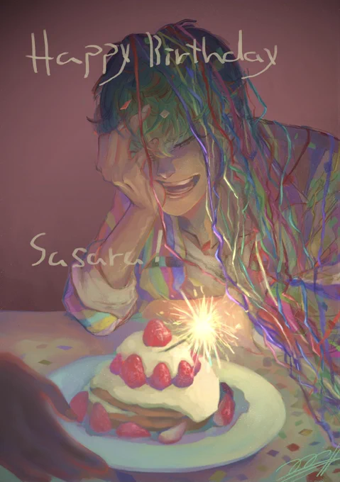 今日は君に、世界で一番の笑顔を!!

#白膠木簓生誕祭2021
#白膠木簓誕生祭2021 