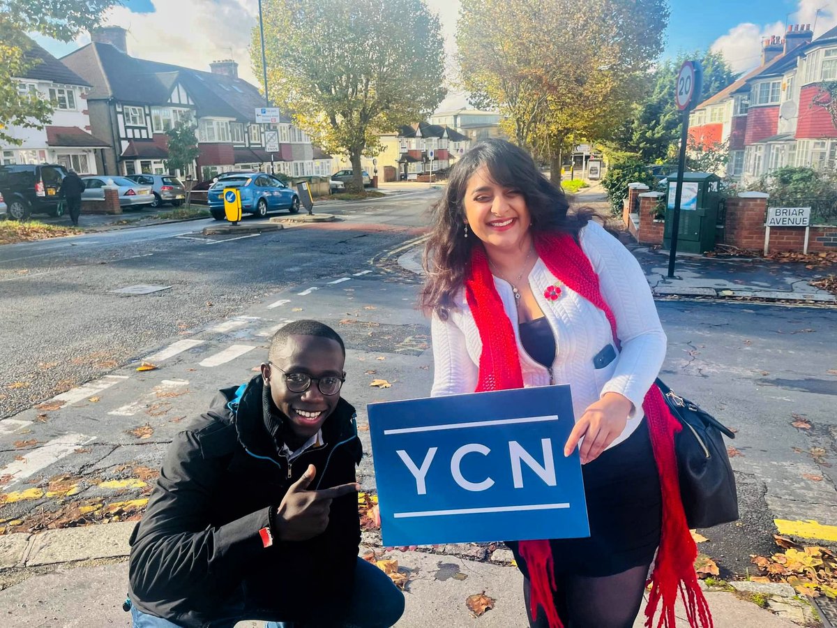 YoungConNetwork's tweet photo. Delighted to have supported YC candidate @K_O_Frimpong, and @blakeodonnell this morning for their campaign launch in Norbury Park!

Amazingly positive responses on the doorstep - this should be a #ConservativeGain in the local elections next year! 

#VoteConservative #Croydon https://t.co/JXFPun95Ac
