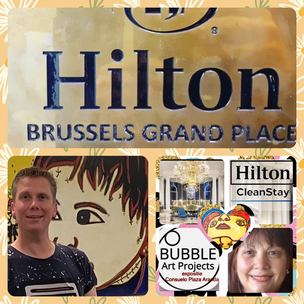 conzada's tweet image. Opening 30/10/2021 @consueloplazaaranda ⁦@bubbleprojects⁩ ⁦@HiltonBrusselsC⁩ Brussels Grand place