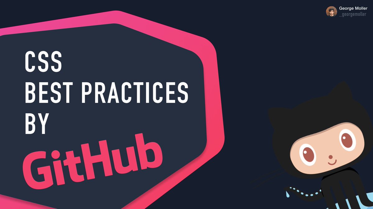 _georgemoller's tweet image. 5 CSS best practices by Github
🧵 Thread 👇