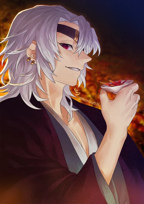 #宇髄天元誕生祭2021
#宇髄天元生誕祭2021 
おめでとうございます〜〜〜!!🍁 