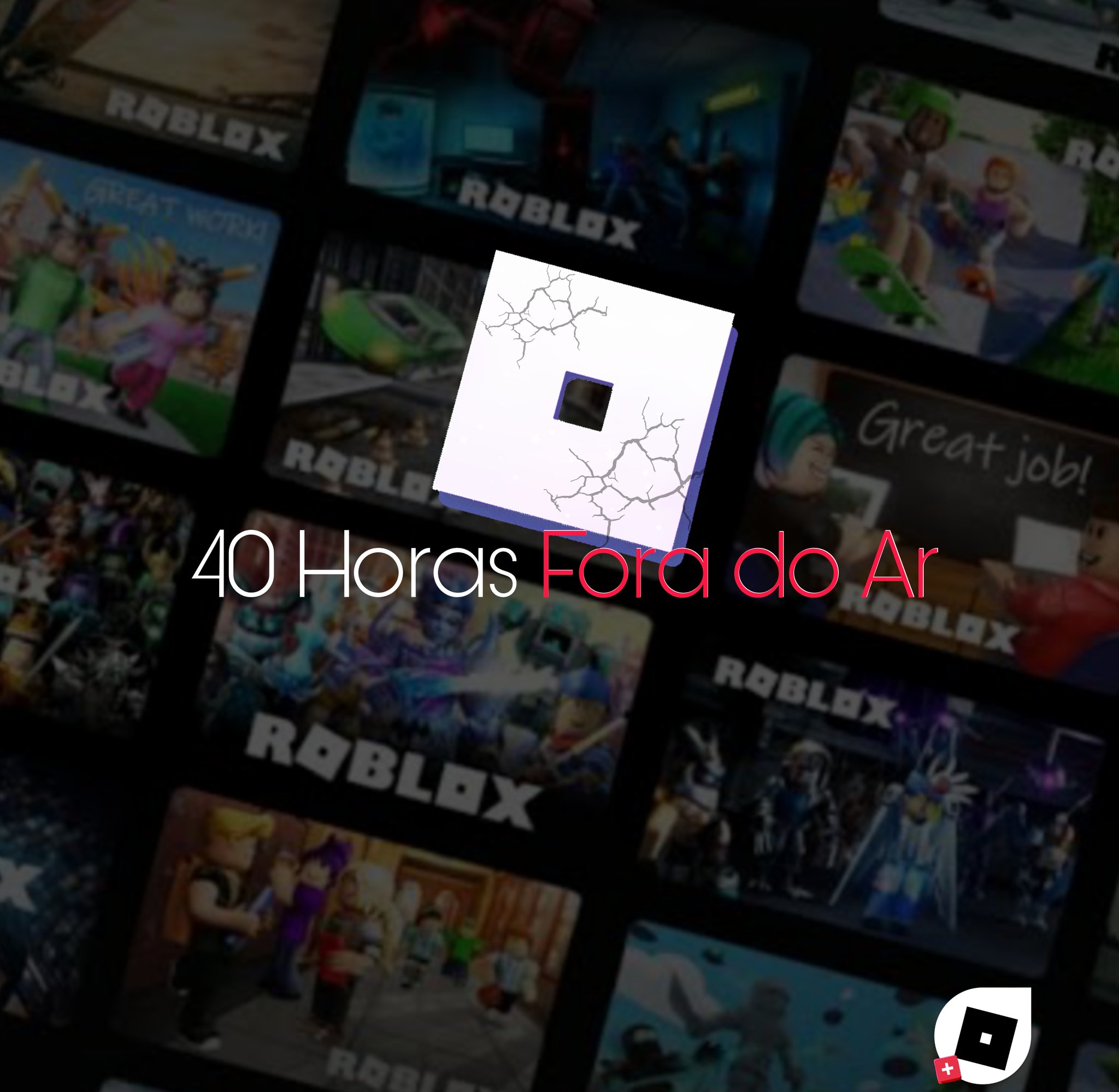 RoBlog on X: •FORA DO AR! 🕒Roblox acaba de completar 40 Horas sem  atividade de servidores  / X