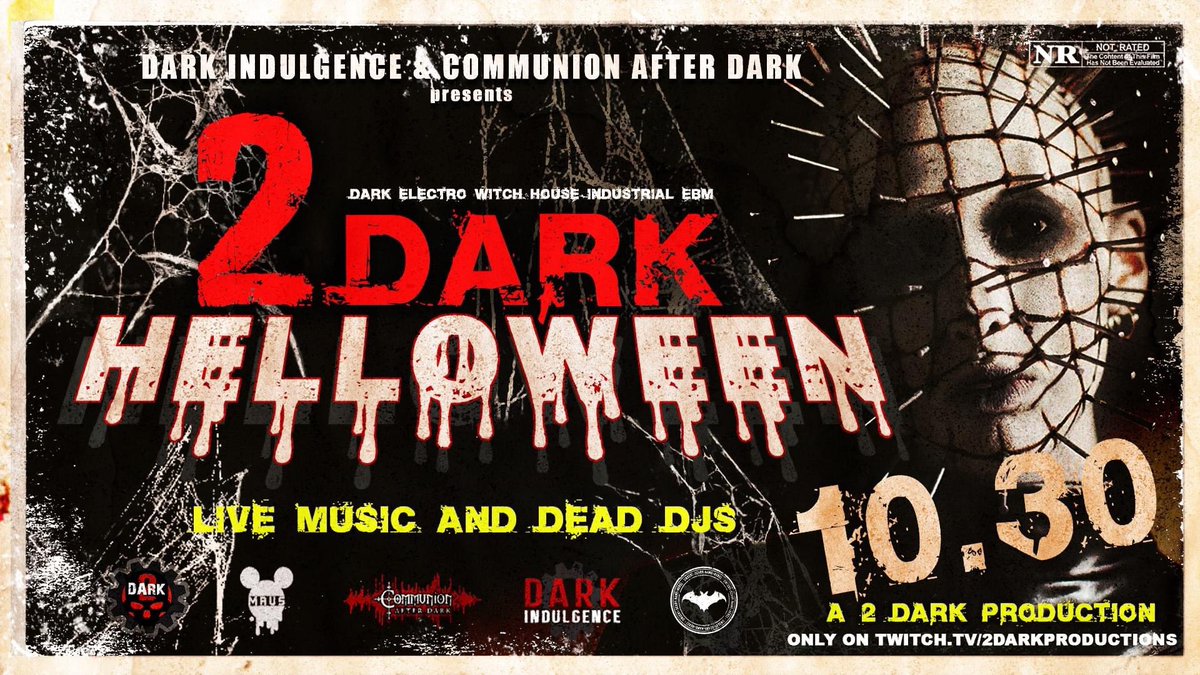 terminal_noise's tweet photo. Full line up times announced!! See everyone soon, @LiveOnTwitchNow 
#2darkhelloween #helloween #liveontwitch #livemusic #industrialmusic #ebm #metropolisrecords https://t.co/KySGPfnSjj