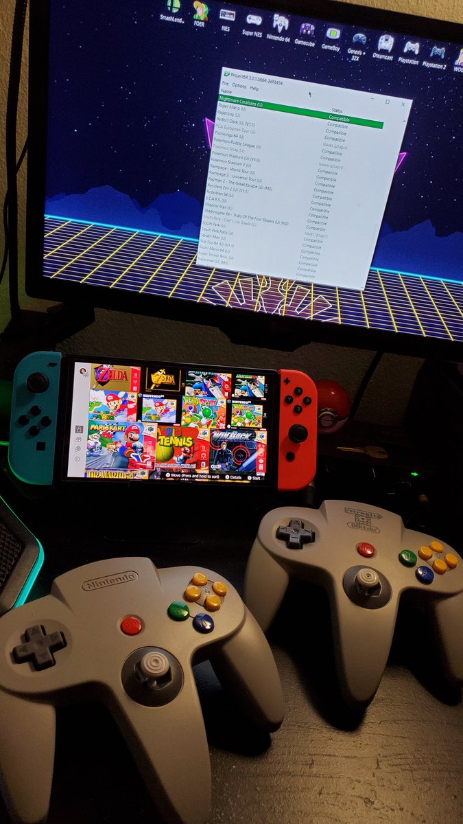 TheHighlian_'s tweet image. And now we have fun with both 😊
#NintendoSwitchOnline #Project64