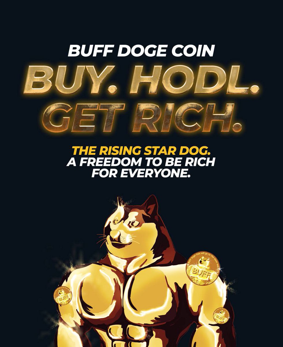 #buffdogecoin #buffdogecoinarmy #memecoin @gate_io <a href="/binance/">Binance</a> <a href="/elonmusk/">Elon Musk</a> <a href="/MattWallace888/">Matt Wallace</a>