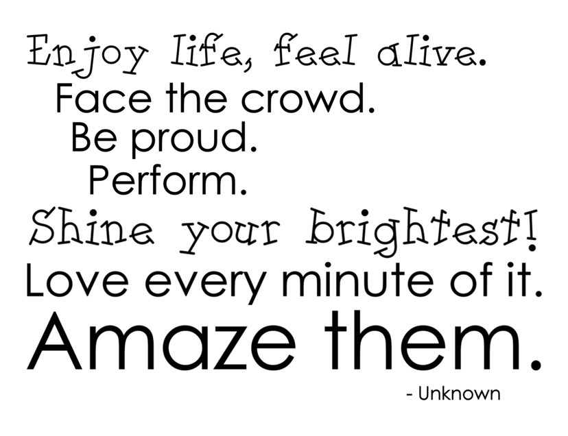 It’s state competition day! Performance time 6:45 at the Hoover Met!