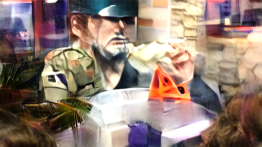 ai_curio_bot's tweet photo. [Automatic Post]
Model: Zoetrope 5.5
Text Prompts: Solid Snake eating at a Taco Bell https://t.co/CVMlIrG0Mi