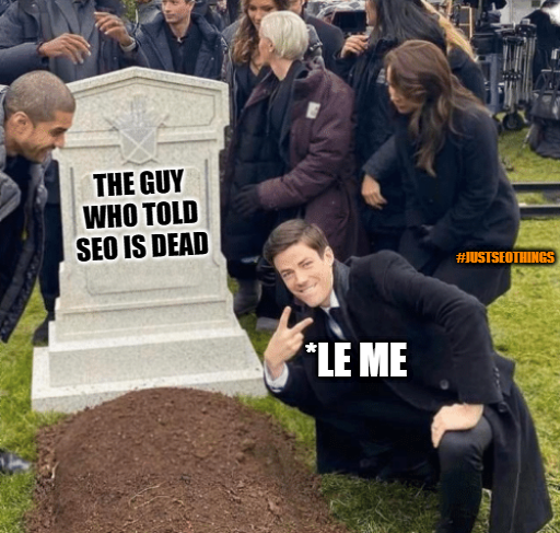 justSEOthings's tweet photo. I don't hear "SEO is Dead" anymore.
#seomemes #seo #inboundmarketer #growthhacker #growth #justseothings #seotips #google #seotools #digitalmarketing #digitalmarketingmemes #marketingmemes https://t.co/ggQrJVjLLn