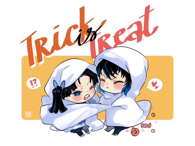 RukaetceteraさんがTwitterに投稿した神崎アオイ(鬼滅の刃)のイラスト。