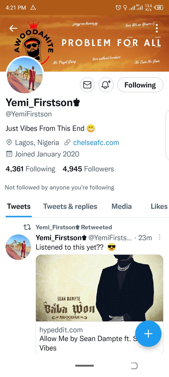 official_wab's tweet photo. @YemiFirstson @thesonofmymum @Vizzy_rayven I hope I win I followed the 3 account https://t.co/zz9zwCGj4H
