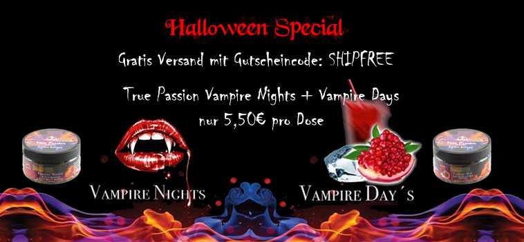 ShishaShopWien's tweet photo. Hallo(Wien) Angebot. 🎃👻
Gratis Versand mit dem Gutscheincode: SHIPFREE
#TruePassion Steam Stones mit Flavour Vampire's Day &amp; Vampire's Night um nur 5,50€ 
>>> https://t.co/TysPy7uWSf <<<
- 6 6 6 -
#Shisha #ShishaShop #Hookah #HookahStore #Halloween #SteamStones #Shishakaufen https://t.co/85pQd1Hz1M