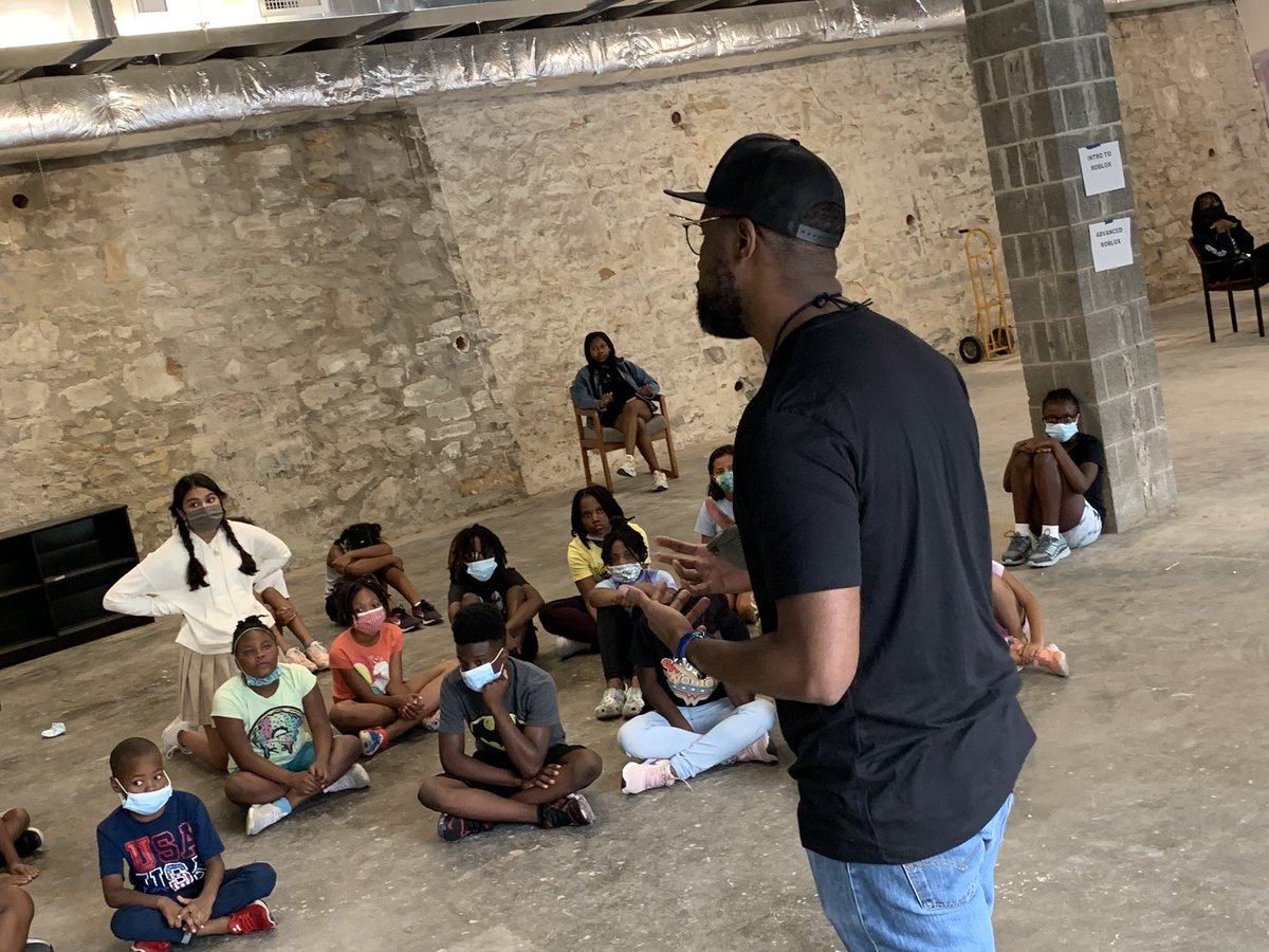 wecodekc's tweet photo. We’re not just teaching kids to code, we’re creating leaders! Teaching soft skills such as public speaking, critical thinking and problem solving skills.
#WeCodeFutures https://t.co/izbW8DbQwm