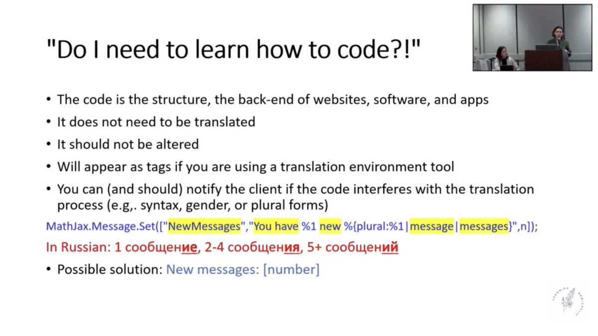 acetranservice's tweet photo. This only solidifies why I need to update my services. Initially I was thinking of offering website localization AND website creation. But Veronica is the 2nd person I’ve heard say I don’t need to know how to code (first being @IMCTranslations) #ATA62Localization https://t.co/6yiFPc37uf