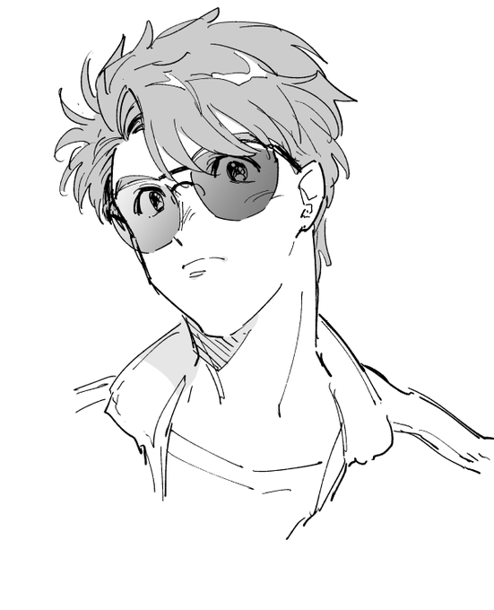 やっぱサングラスないとちんちくりんなんだよな わりと 