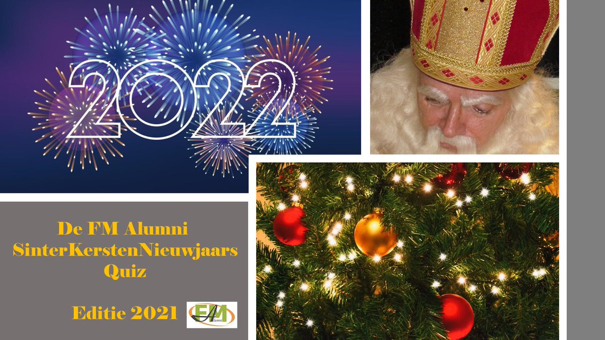 Save the date!  21 december Editie 2021 van de SinterKerstenNieuwjaarsQuiz voor Haagse FM Alumni. Aanmelden via fmalumni.nl  #pubquiz #fm #hhs #fmalumni #facilitymanagement #alumni