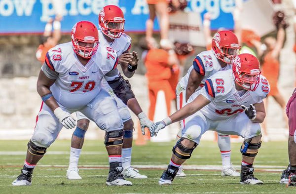 TamarusW56's tweet photo. After a great conversation with @CoachHughFreeze, I am blessed to earn an offer from Liberty University🔵🔴 https://t.co/nDq16lVkN0