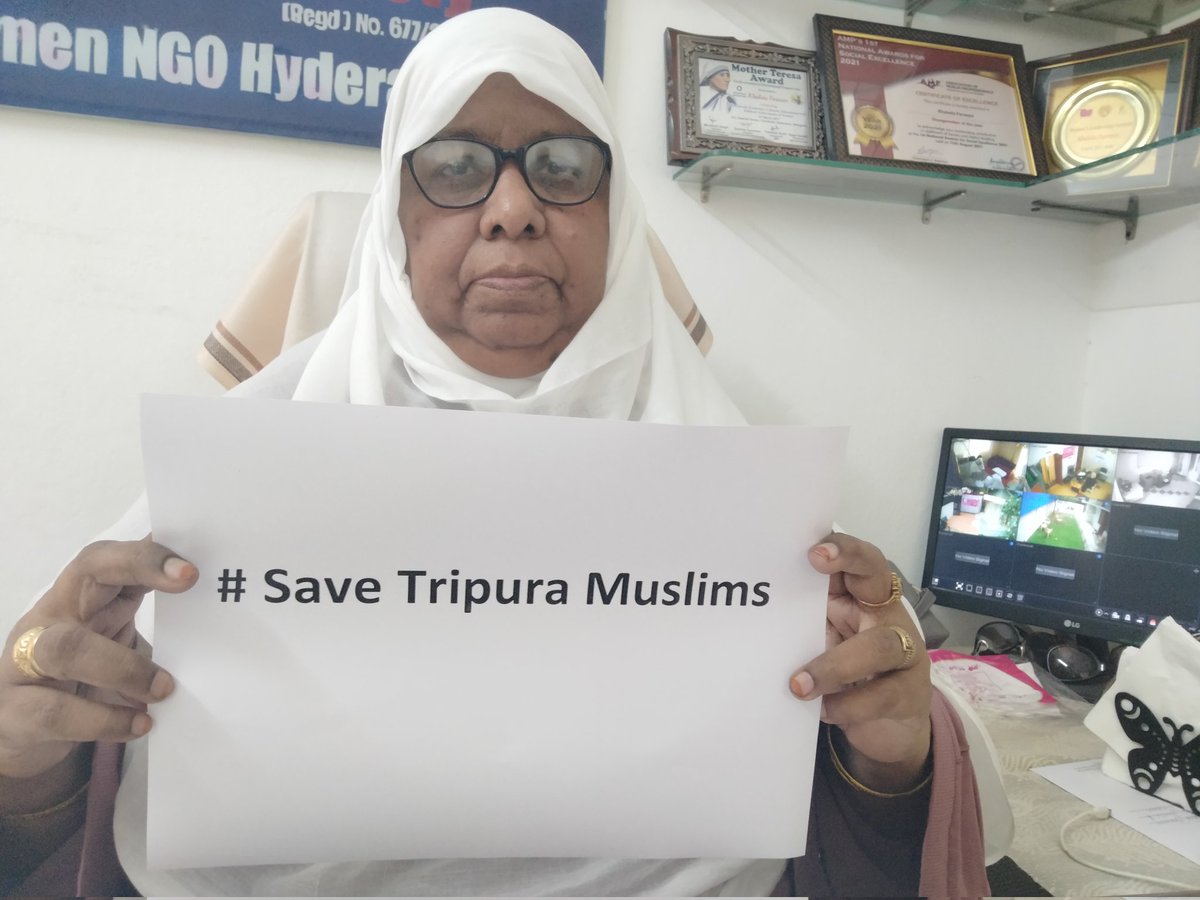 kparveen2005's tweet photo. #SaveTripuraMuslims https://t.co/76Sb1LK883