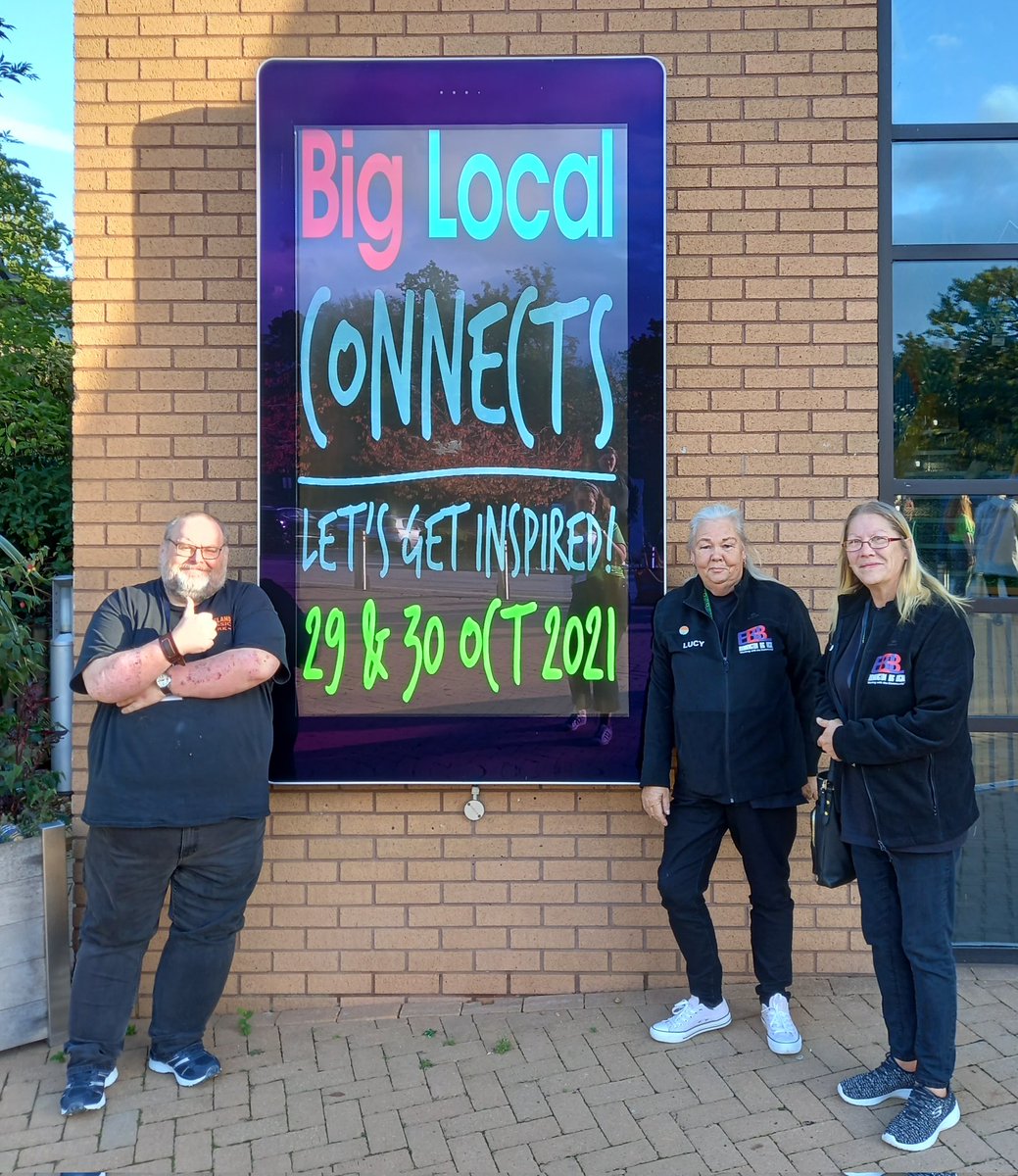 BigBrinnington's tweet photo. We've been showcasing the best of Brinnington at the first #BigLocalConnects conference since the lost year: we've made new friends, been inspired shared our vision & our journey. And now we'll be bringing the lessons we've learned home to put them into practice. @LocalTrust https://t.co/svxTVo9sJQ
