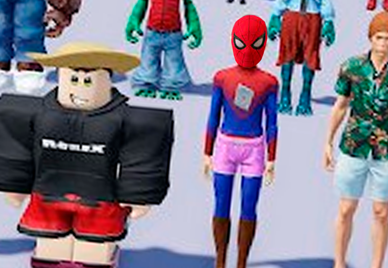 yTowak ⭐ on X: Descobrimos que no Vazamento que o roblox fez que tem as  roupas 3d, tem um homem aranha com short rosa ali kkkkkkkkkkkkkkkkkkkk # roblox #Robloxdown  / X