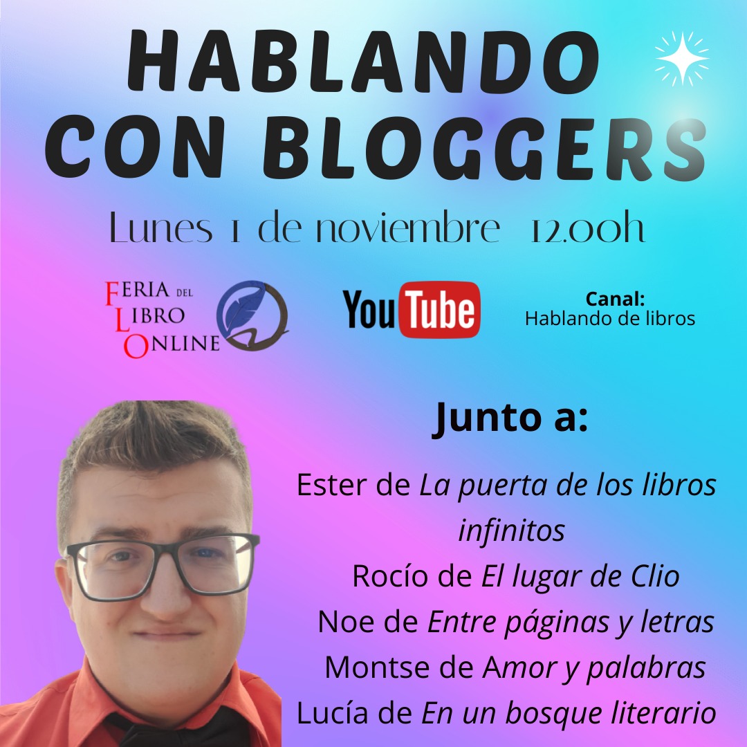 Fransy13's tweet photo. 📢 Lunes 1 a las 12:00h📢
Dentro de la #FLO2021, @HablandoDeLibr1 ha organizado una mesa con bloggers y estaré con @moonselene, @LugardeClio, @NoeLautnerStory, @AmorYPalabrasB y @LiterarioBosque el lunes 1 en el canal de Youtube
¿Te unirás a vernos? Compartid ♥️ https://t.co/MmcfCahD1m