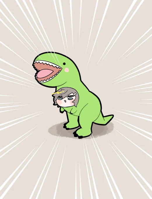 #かな絵
てぃらのさうるす🦖 