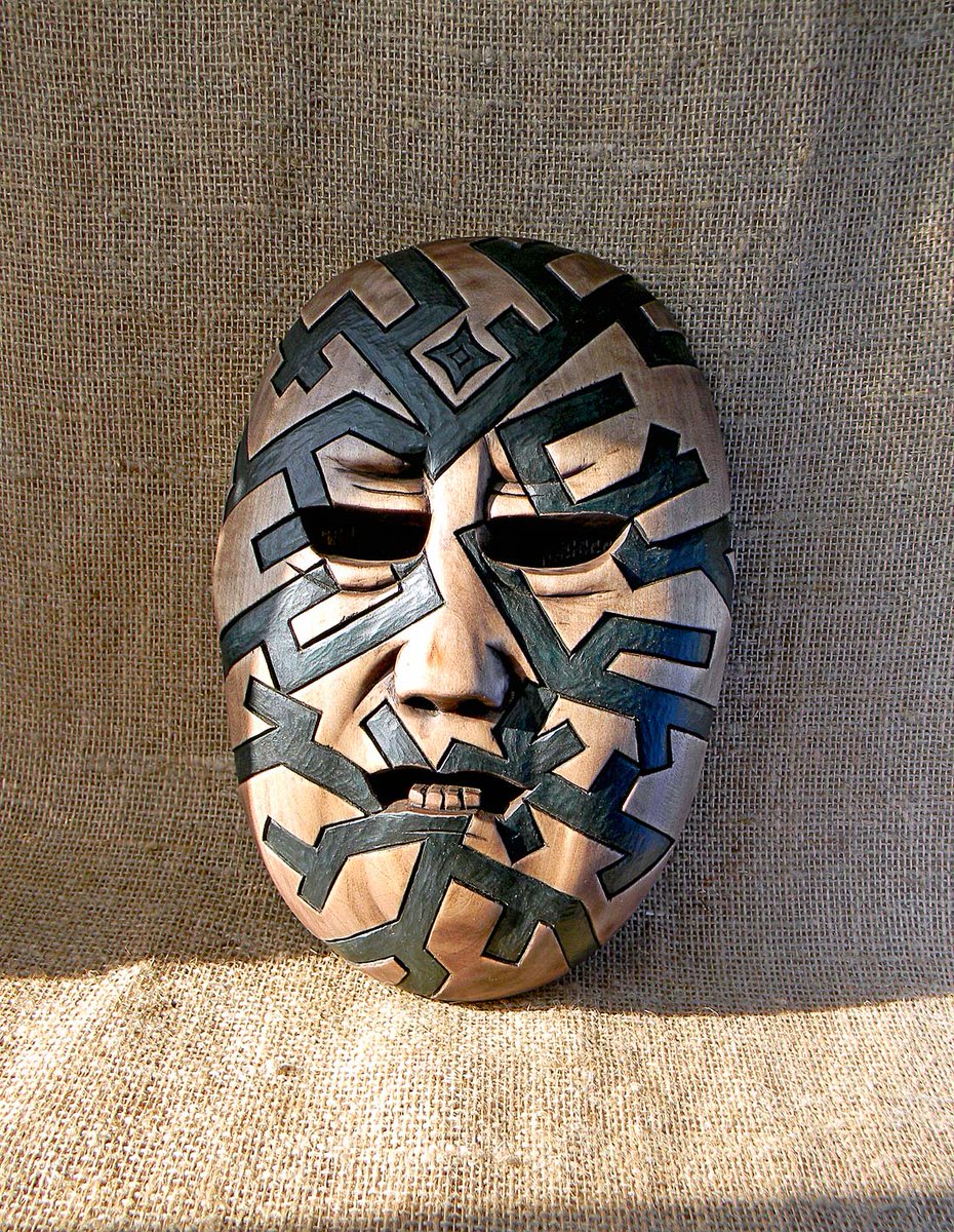 CossackFABLE's tweet photo. #mask #woodenmask #woodcarving #witchcraft #ethno #Fantasy #paganism #ethnofuturism #shamanism #Halloween #shaman
These shamanic masks that I carved out of linden wood recently can be used for Halloween masquerade acts:
"Shaman Kuydymchuy Eldyndysh" and "Shaman Ukuyak Eptyndyr". https://t.co/VHmfnmWwe6