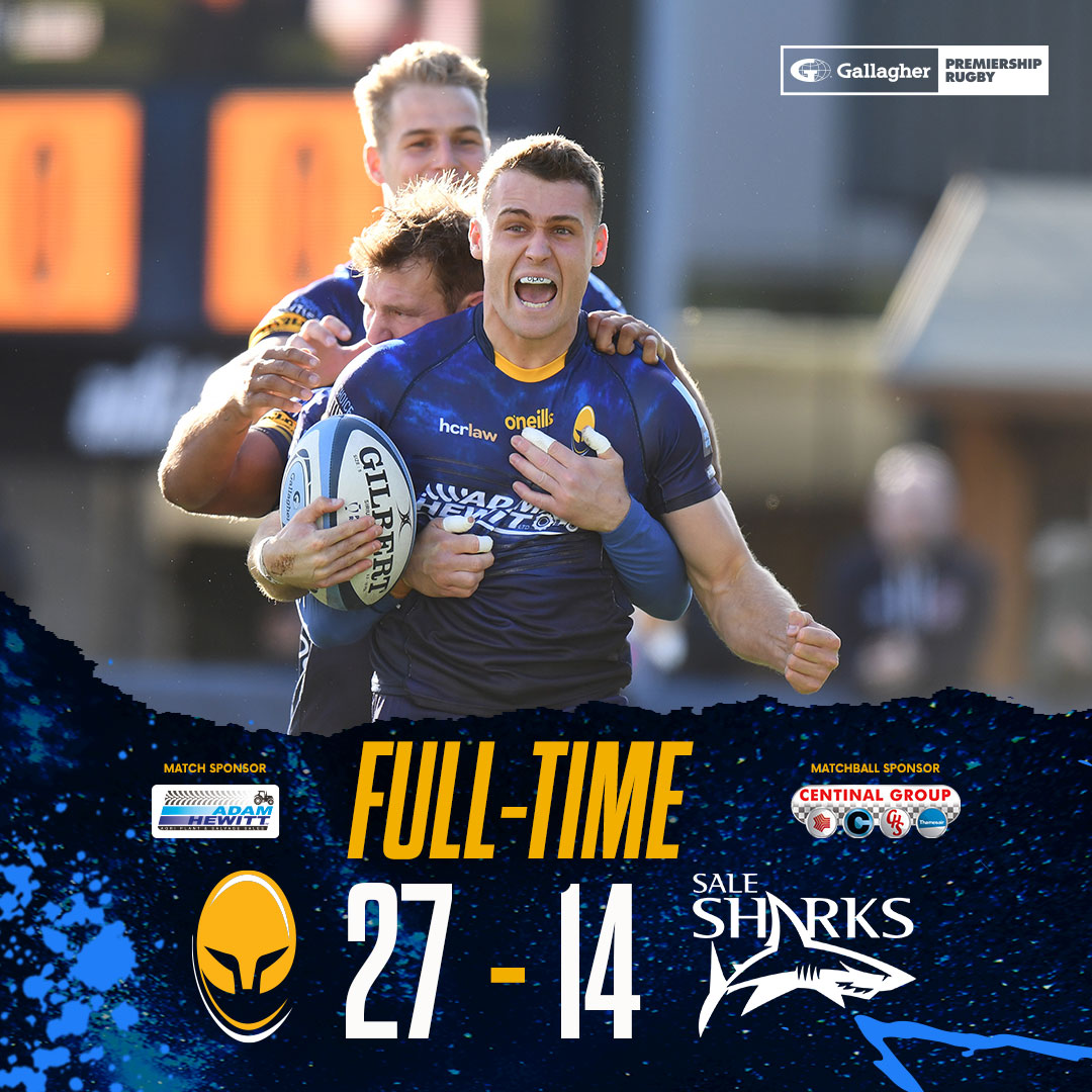 WorcsWarriors's tweet photo. FT | Worcester Warriors 27-14 Sale Sharks

This one’s for all of you 👊 https://t.co/BN0E7A3eHt