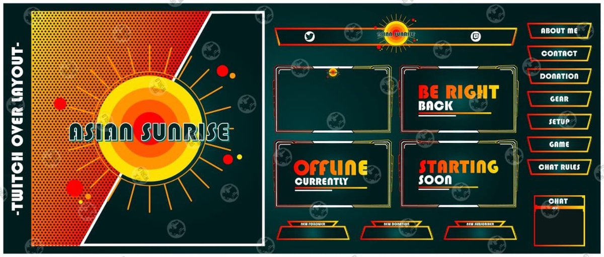 asian_sunrise's tweet photo. Also special thank you to @Elsadaniel_ for my banners, logo, and overlays y’all saw last night! She did an amazing job and was so amazing to work with! Even have some emotes for the future as well haha! Thank you!!😄 https://t.co/Gi8b5dRARC