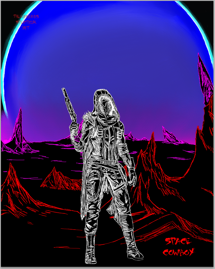 TheWarriorsNfT's tweet photo. Ya'll wanted a space cowboy?? @TheWarriorsNfT has one, and she's only available through prinkslip battles

#warriorscomeouttoplay https://t.co/GBgNRMXGQl