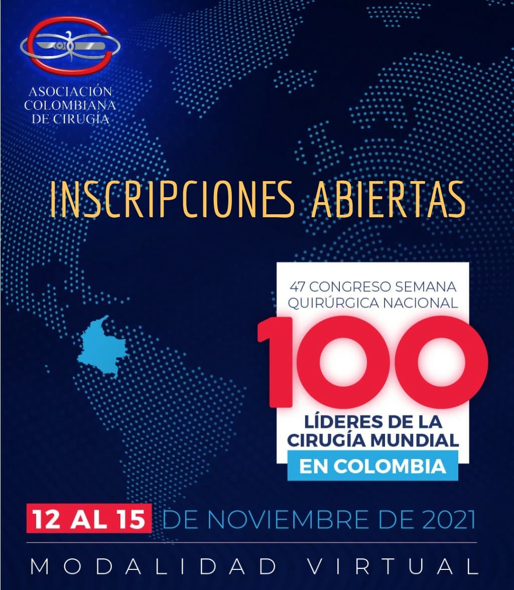 Se acaban de abrir las *INSCRIPCIONES (GRATUITAS)* a nuestro 47 Congreso 🇨🇴 Semana Quirúrgica Nacional #SemanaQxNal2021
#CirugiaColombiana '100 Líderes de la Cirugía Mundial en 🇨🇴', será el evento más importante del país y de la región! Link: 🌎🌍🔪💥👇👁
insimeet.com/47-semana-quir…