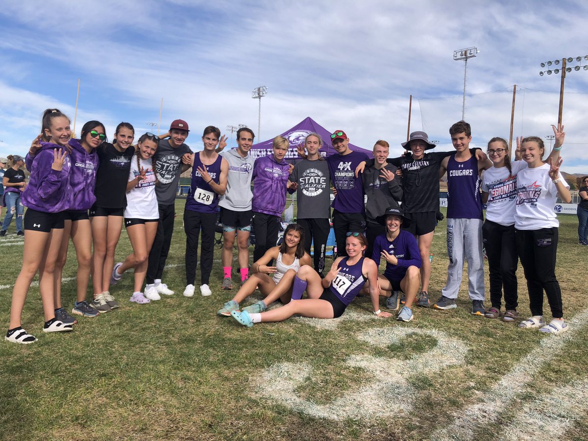 Let’s go Cougars! Boys finished 3rd as well qualifying for State, and this was the 1st time the girls team has qualified for Sate in school history….21 years in the making! 🎉🎉🎉 #EverythingSpanishSprings💜