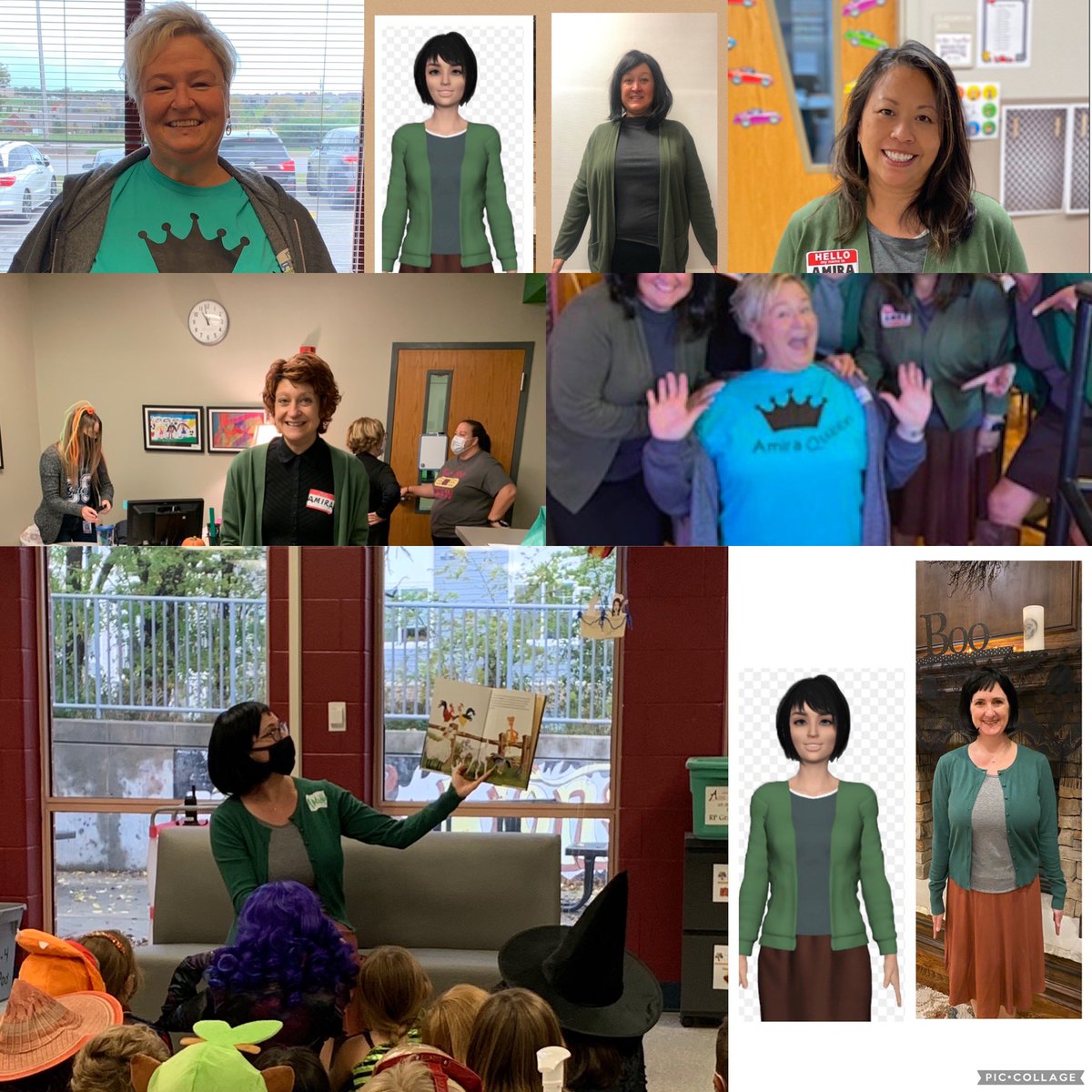 This literacy support team went all out to bring Amira to life! Students loved seeing their favorite reading teacher assistant “live” and couldn’t wait to hop on iPads and read to her again! Thank you, <a href="/MagsRKS/">Maggie Richardson</a> Maggie and Stephanie <a href="/Stephan42101146/">Stephanie Havertape</a> <a href="/olatheschools/">Olathe Public Schools</a> <a href="/HMHCo/">HMH Education</a>