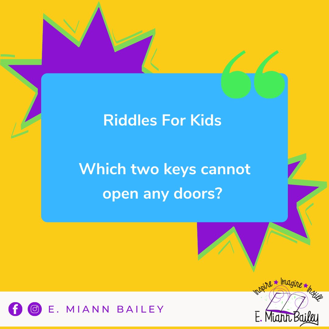 emiannbailey's tweet image. #riddles
#riddlesforkids
#children
#childrensauthor
#saturday
#childrensbooks 
#kidsread
#kidlit
#blackauthor