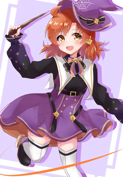 過去に描いたハロウィン衣装なイラストです🎃 