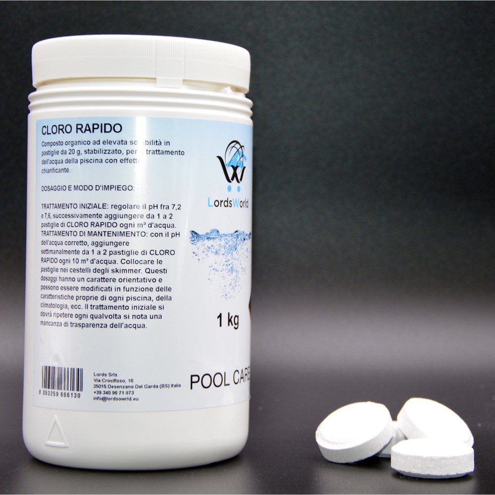lordchukz's tweet photo. Chlorine tablets Fast dissolving - 20gr Biocide 56% dichlorine 1Kg 
#Lordspiscine #Lordsworld #Swimmingpool #poolcare #Poolchemicals #Poolproducts
Good for Initial treatment: Add 15 g of DICHLORO ISOCYANURATE 55% or 1 tablet of CHLORINE 50/20 SHOCK for eve https://t.co/iQr1OmWwd2 https://t.co/7NOeVzbriJ