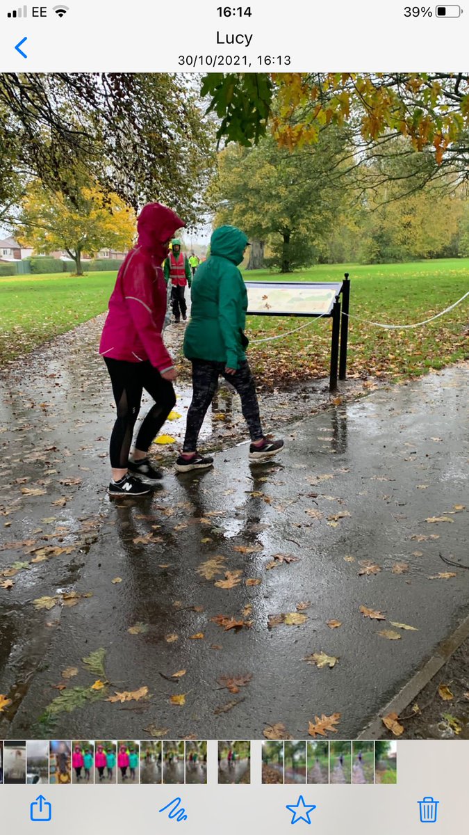 NicolaJackson13's tweet photo. A perfect way to destress from a really busy working week, walking @carlisleparkrun with a friend who came back to do her second parkrun in the pouring rain @parkrunUK #SheIsHooked #loveparkrun #NHS1000miles https://t.co/53Fs4Gttyi
