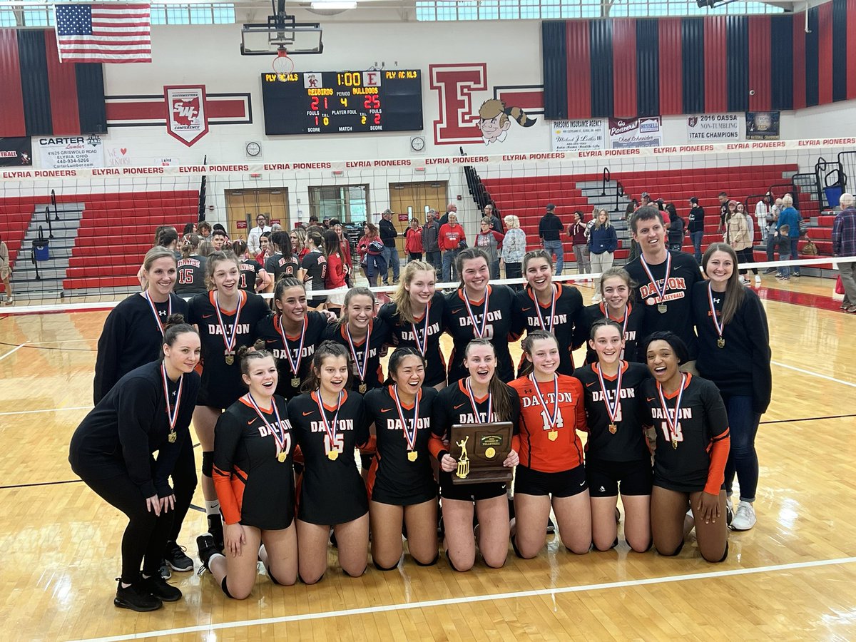 Dalton Volleyball will move onto the OHSAA Regional Tournament and play Monroeville Thursday, November 4th at Strongsville High School at 6pm. 
Go Dawgs!!
#DiscoverDalton
#BulldogPride
