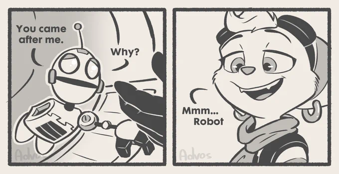 Just rewatched this cutscene from Rift Apart and had this stupid idea lmao 