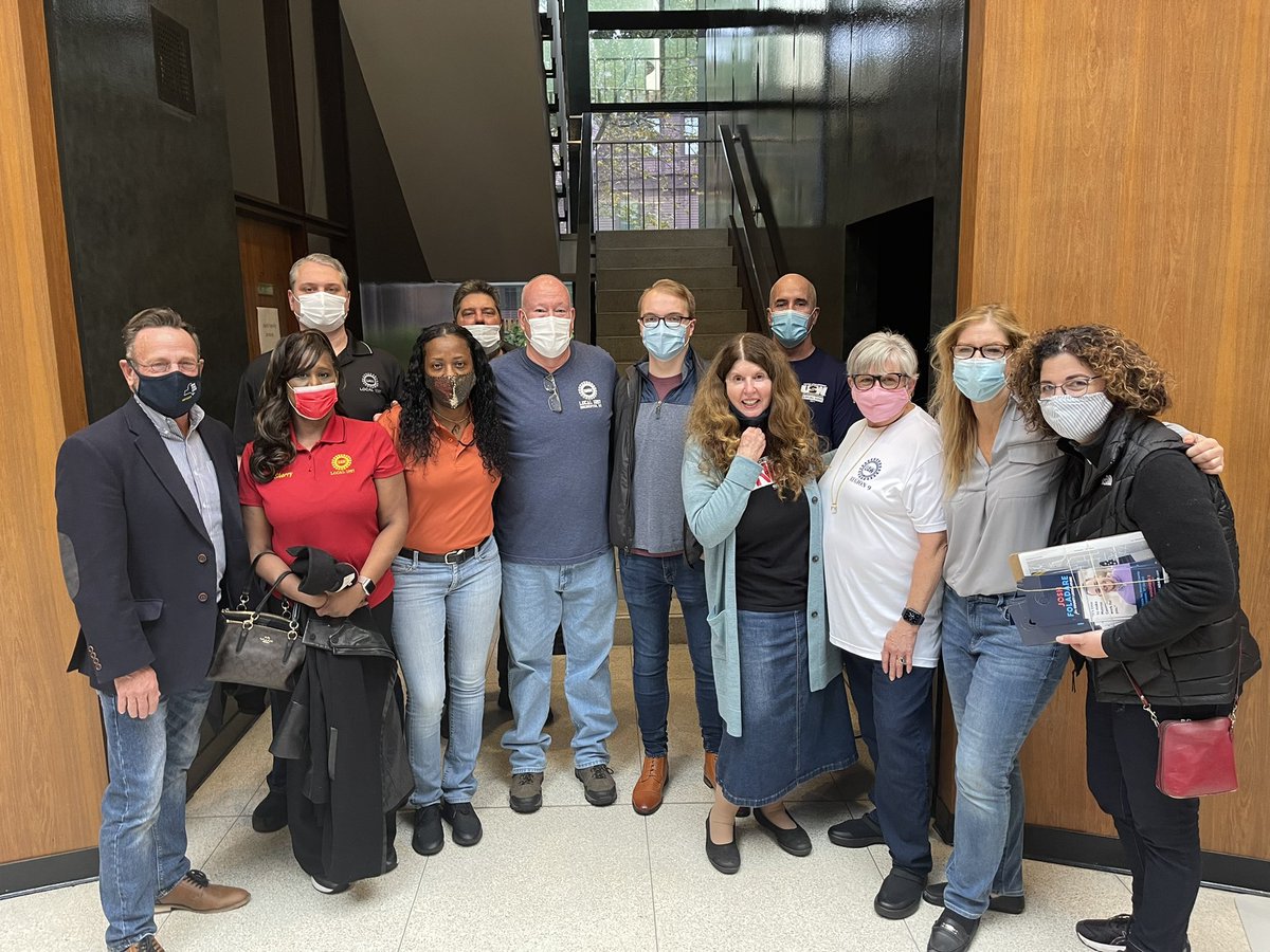 CunningMiles's tweet photo. Grateful for my friends at @UAW for their support of my campaign and for volunteering to meet voters in Greece with me today. We can do this 💪 #UnionStrong #Roc #GreeceNY https://t.co/pCmnNGmSLn