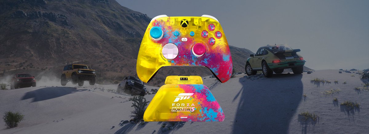 xX1Jefferson7Xx's tweet image. Esperando chegar o Controle Forza Horizon 5 Limited Edition e o Quick Charging Stand for xbox Forza Horizon 5 Limited Edition Razer