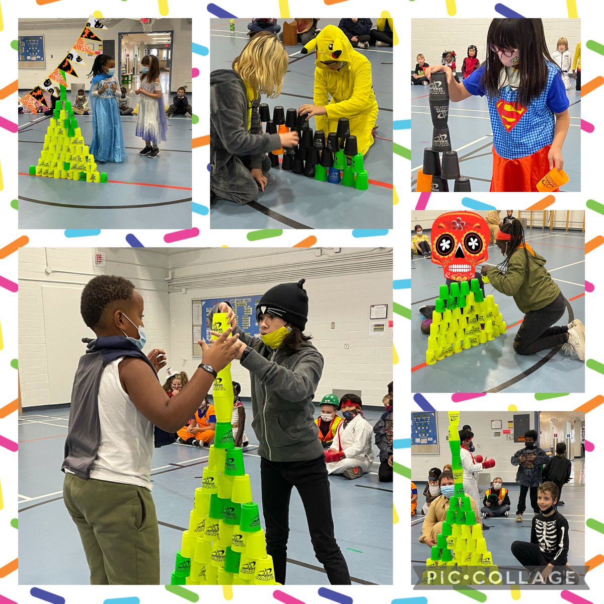 Our October “Minute to Win it” was stacked full of fun!