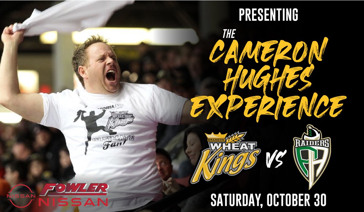 bdnwheatkings's tweet photo. Game Day featuring @cameroncheers! 🎃

📍- Westoba Place
🆚- @PARaidersHockey 
⏰- Doors at 5:30 | Puck Drop at 7:00
🎟️- FREE for youth in costume! 

Halloween Hockey TONIGHT!

Indoor trick-or-treating begins at 5:30! 

Game Preview: https://t.co/zyOC2dt4ZV

#bdnmb #whl https://t.co/XiEfjIq6ru