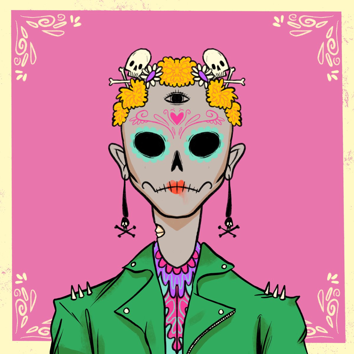 mxmosaico's tweet photo. Meet Catrina 💀 our unique Day of the Dead #bombatomic
She can take on all opponents, and even by the sight of her she can take you to an early grave 😈
#NFT #NFTCommunity #nftart https://t.co/UtqgVPHcnp