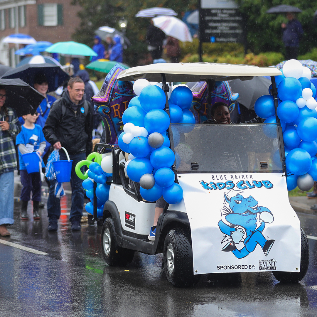 MTAthletics's tweet image. Another #TrueBlue Homecoming Parade in the books!