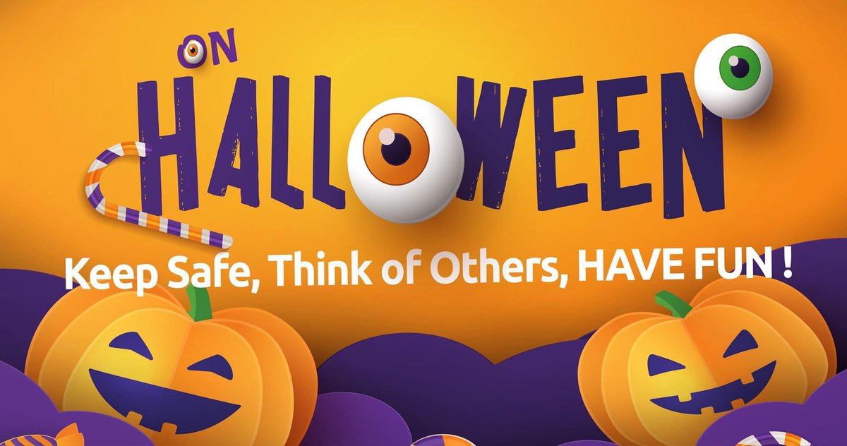 MPSBexley's tweet photo. #halloween2021 If you are heading out trick or treating tonight or tomorrow have a spook-tacular time but remember

🎃 Make sure your parents or carers know when you’ll be home
🎃 Don’t go trick or treating alone – stay with your group
🎃Dont knock on doors if they display a sign https://t.co/Kw9jkTwM0F